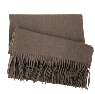 Men's cashmere scarf virgin woollen popular wild solid color warm thick scarf monochrome shawl - myETYN