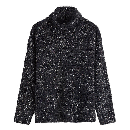 Women's High Neck Mohair Sweater – Autumn & Winter Collection