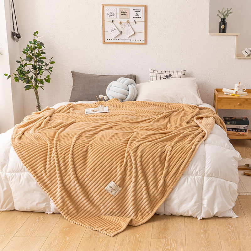 Single Layer Milk Fleece Blanket: Soft and Cozy Comfort