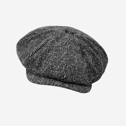 Warm All-Match Octagonal Cap Men's Big Head Cap - myETYN