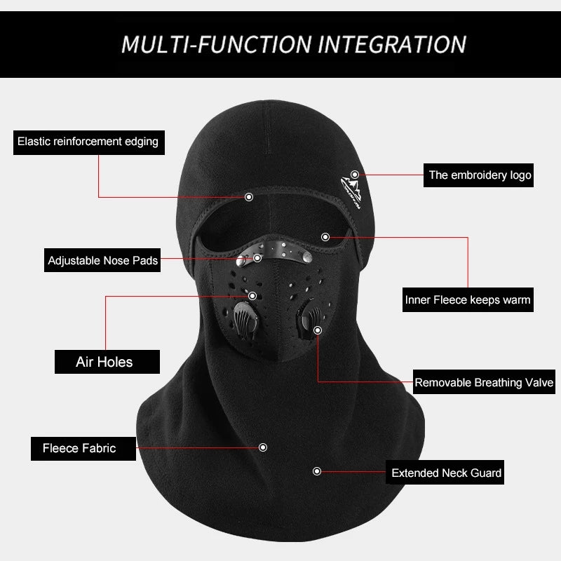 Full face protection outdoor mask cycling wind cap equipment - myETYN