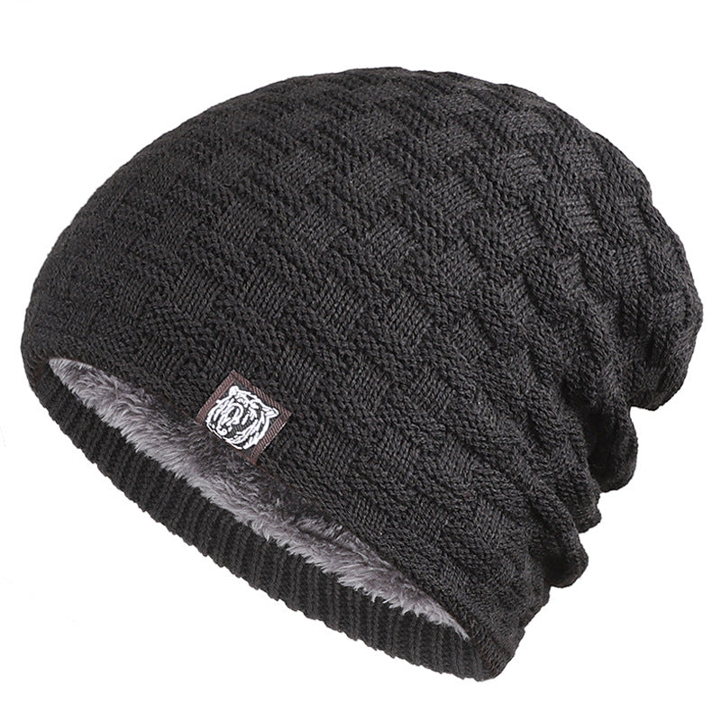 Tiger Label Fleece Warm Men's Hat - myETYN