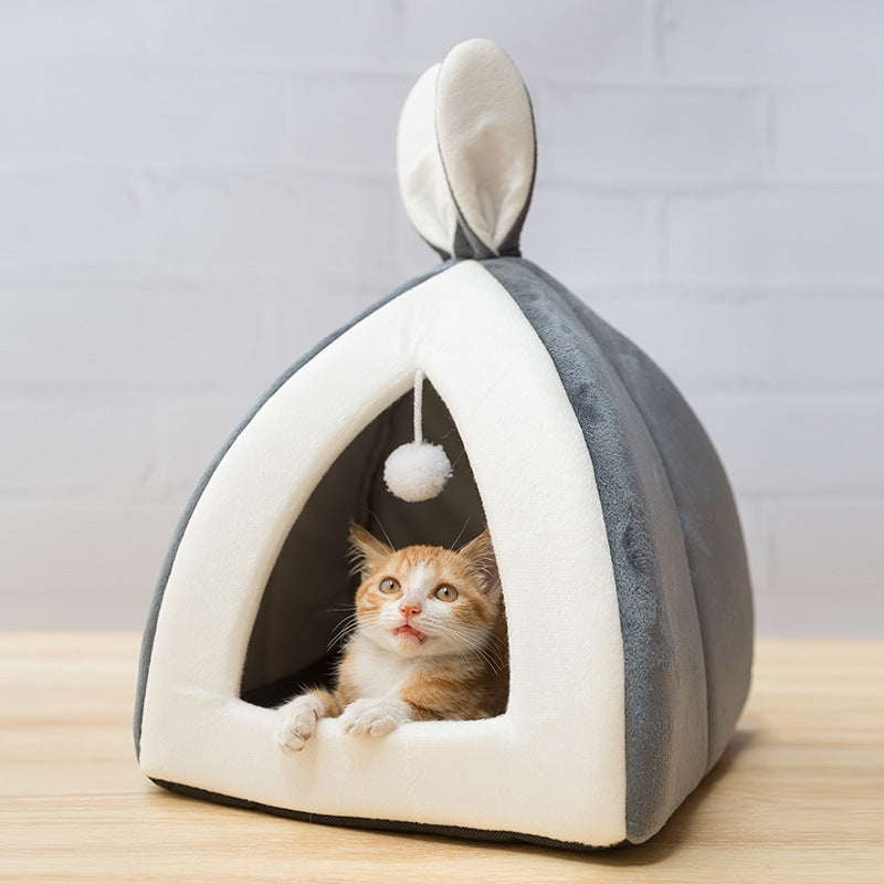 Indoor Cat House - Cozy Pet Nest for Sleeping & Relaxation