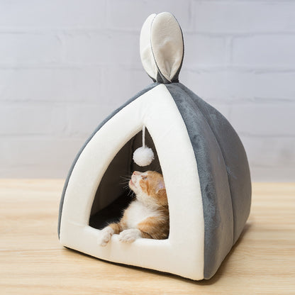 Indoor Cat House - Cozy Pet Nest for Sleeping & Relaxation