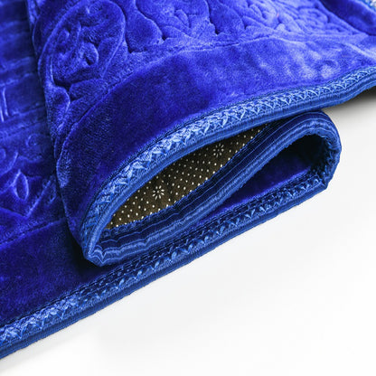 Portable Worship Blanket: Embossed for Mosque Kneeling