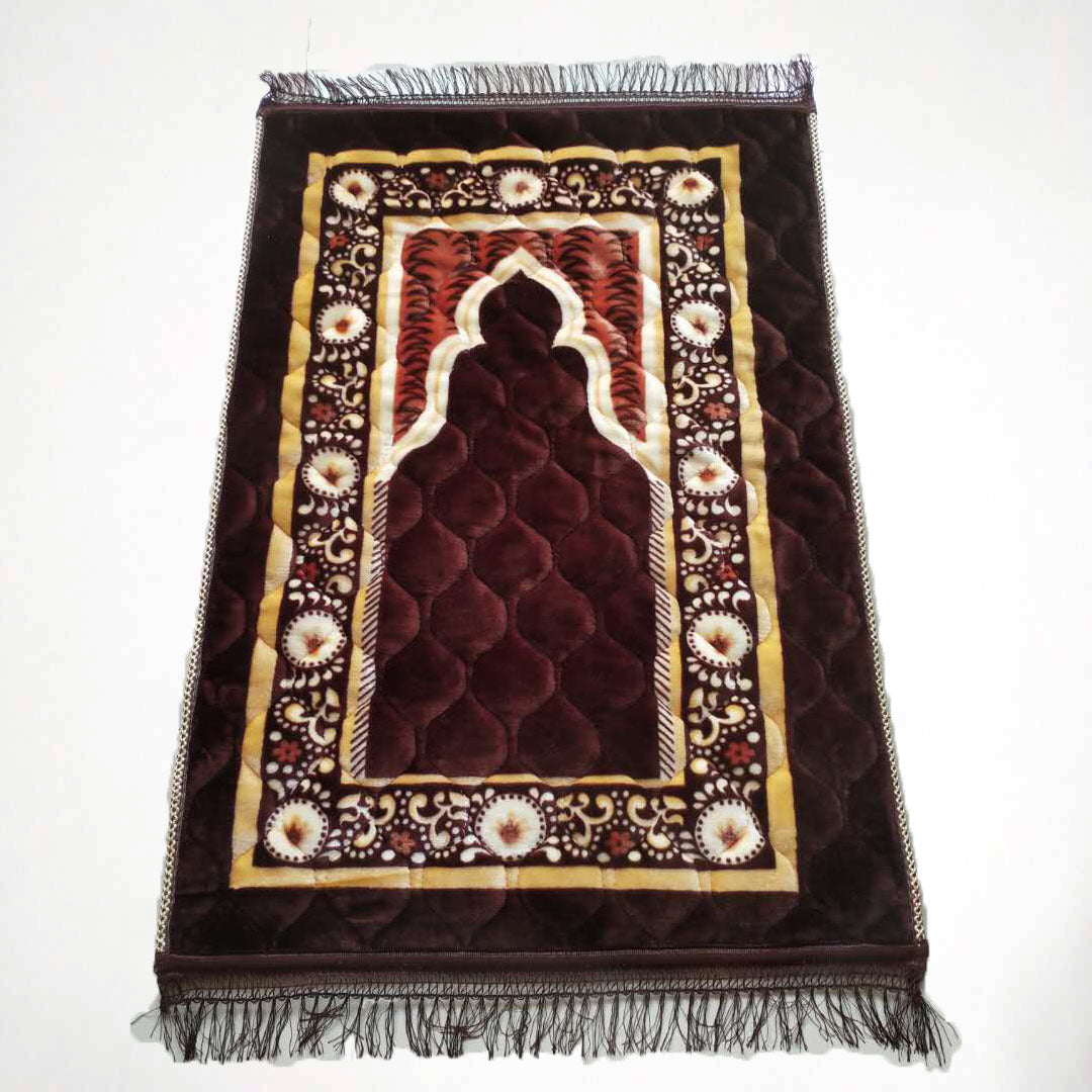 Portable Worship Blanket: Inspired by Mid-East and Indonesian Muslim Printing