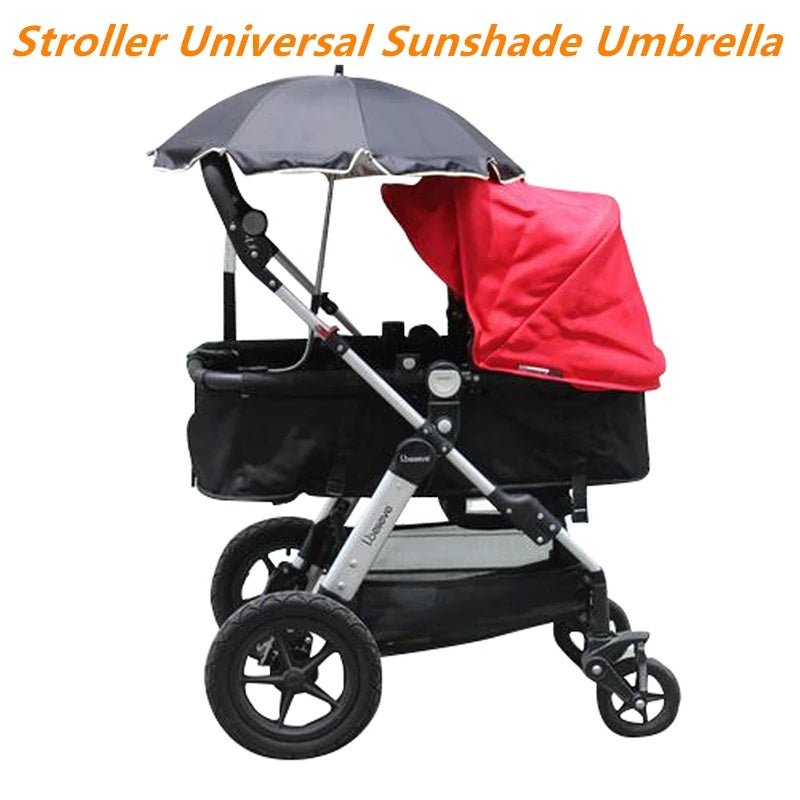 360 Degrees Pram Umbrellas Cart Accessories Adjustable Stroller Umbrella - myetyn