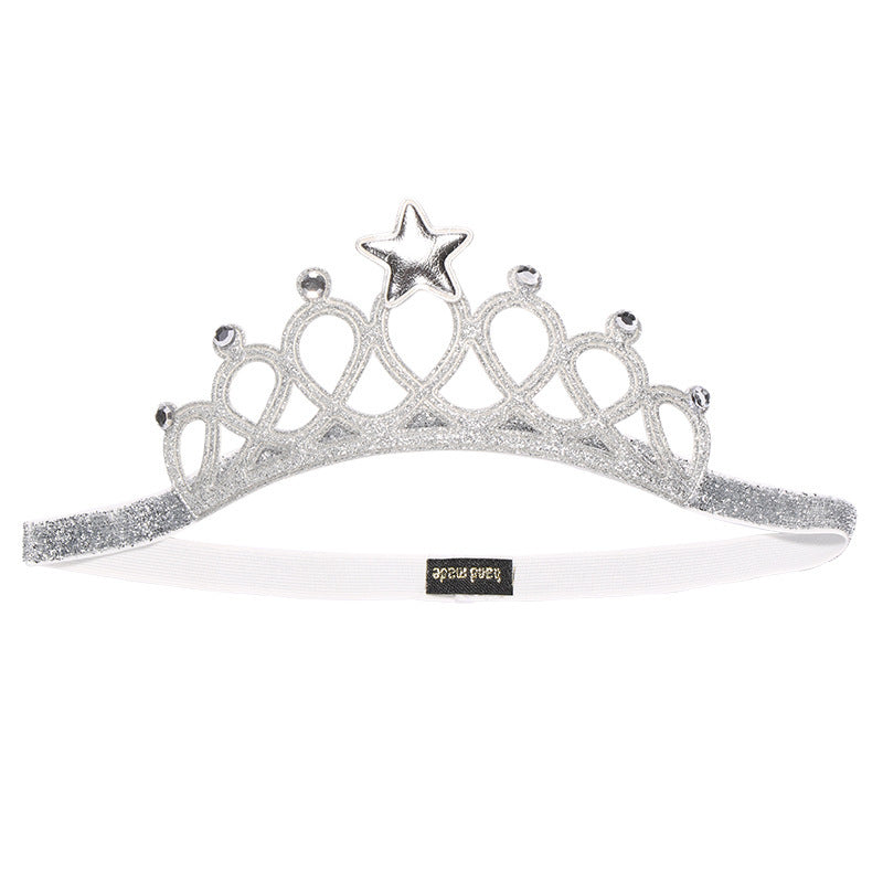 New Crown Hairband 40927 European And American Princess Hair Accessories Manufacturer Fashion Baby Glitter Rhinestone Hairband