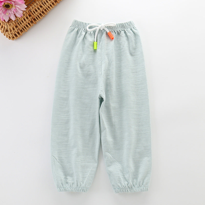 Spring And Summer New Children'S Mosquito Pants, Boys And Girls, Infants, Korean Version Of Bloomers, Thin Loose Trousers