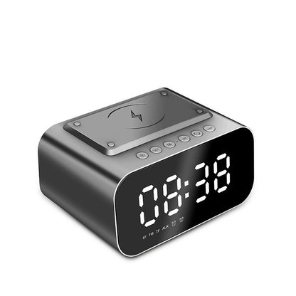 Wireless Charging Bluetooth Speaker Clock Led Alarm Clock Audio Wireless Charging Bluetooth Speaker