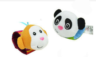 Baby Wrist Band Early Education Plush Toy Watch Band