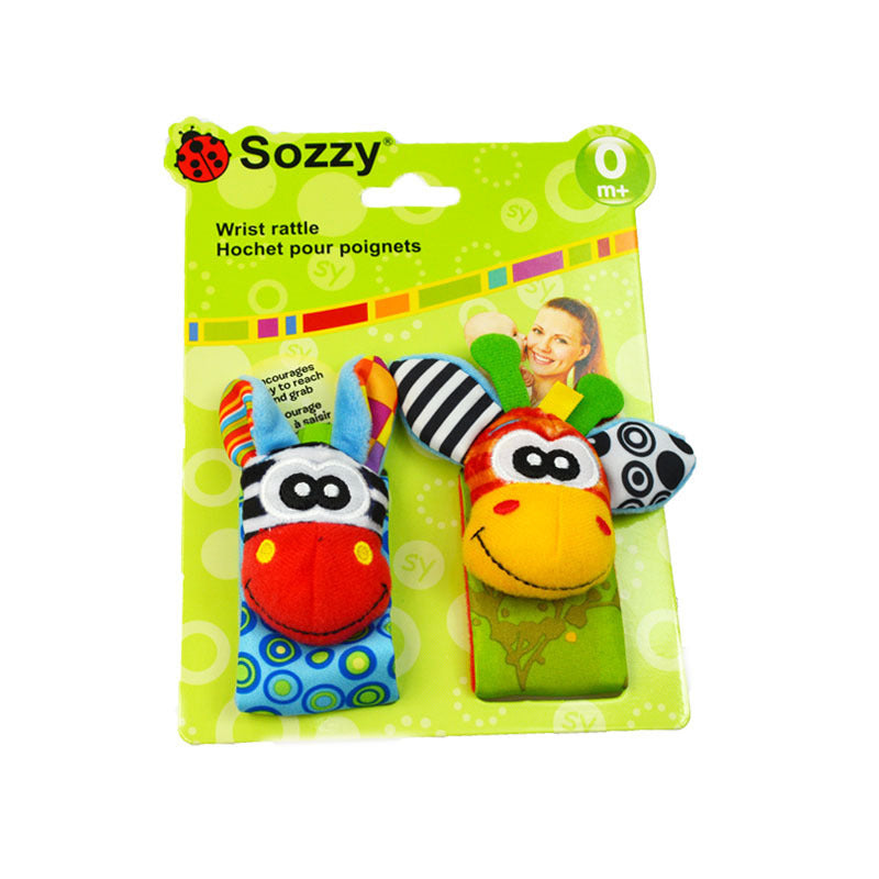 Baby Wrist Band Early Education Plush Toy Watch Band