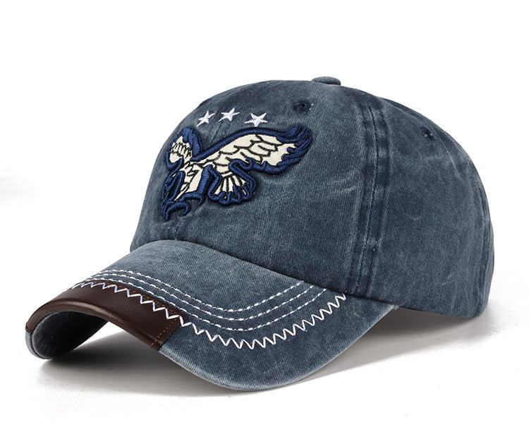 Embroidered Eagle Outdoor Sunshade Cap - myETYN