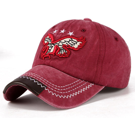 Embroidered Eagle Outdoor Sunshade Cap - myETYN