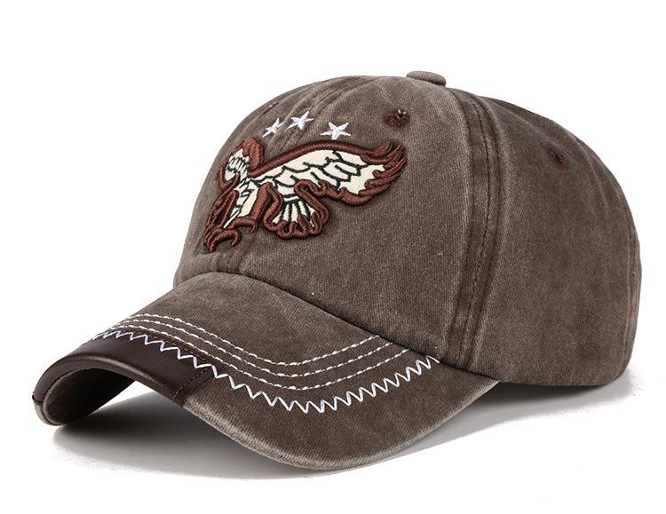 Embroidered Eagle Outdoor Sunshade Cap - myETYN