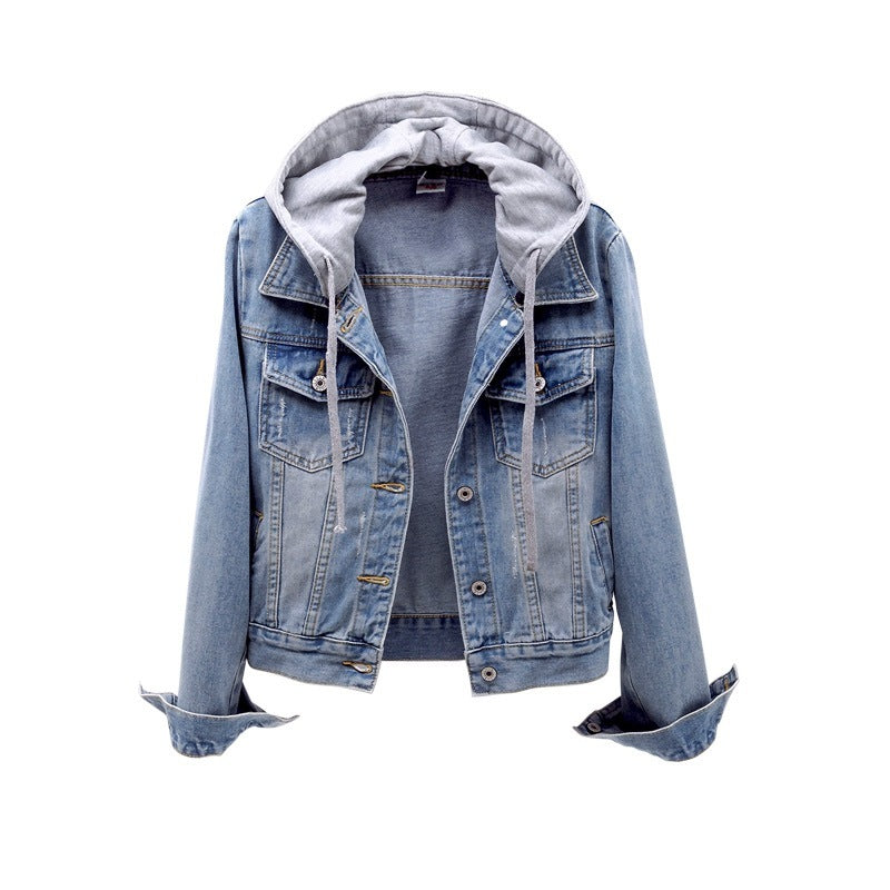 Season Xian Slim Hooded Casual Jacket