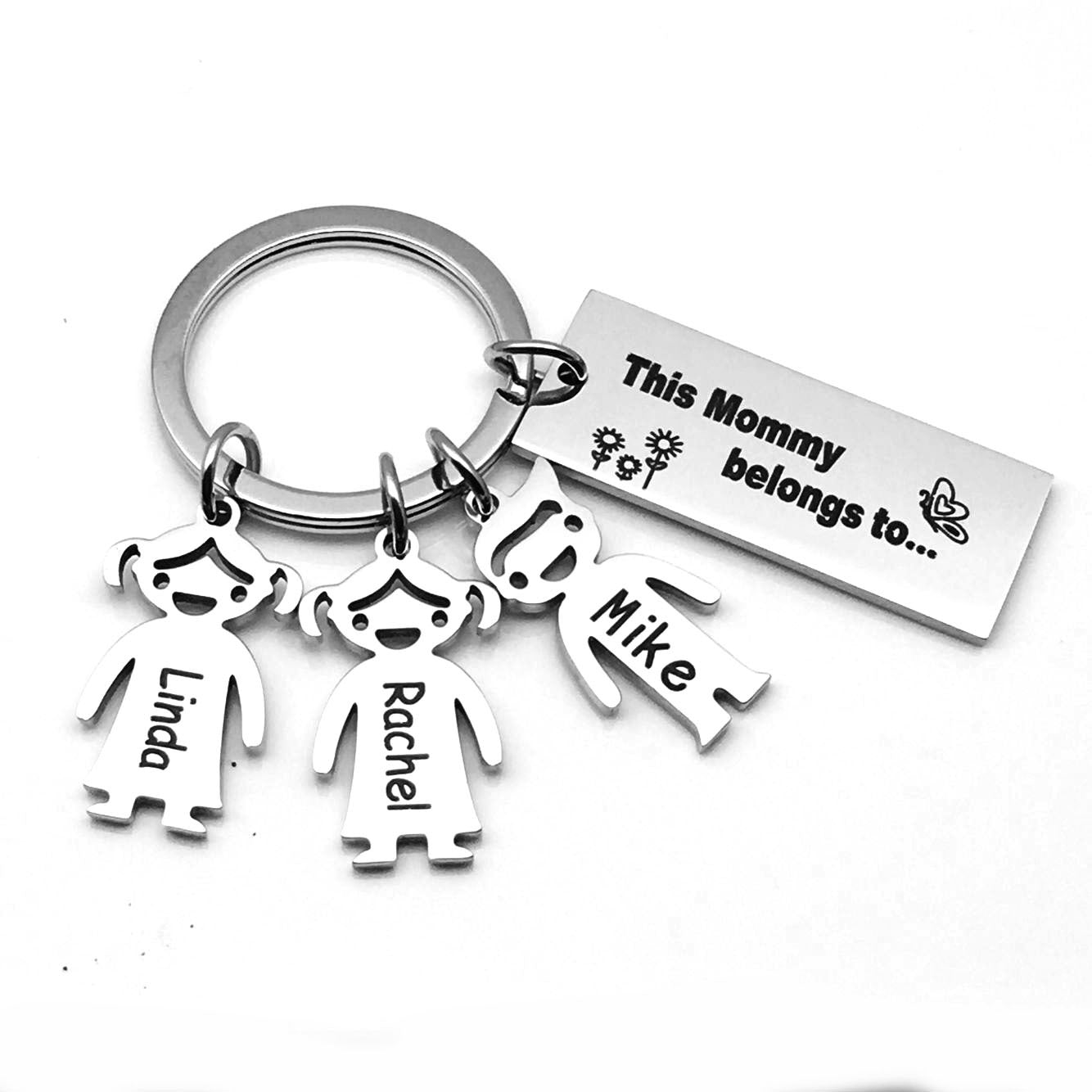 Stainless Steel Boy And Girl Keychain - myETYN