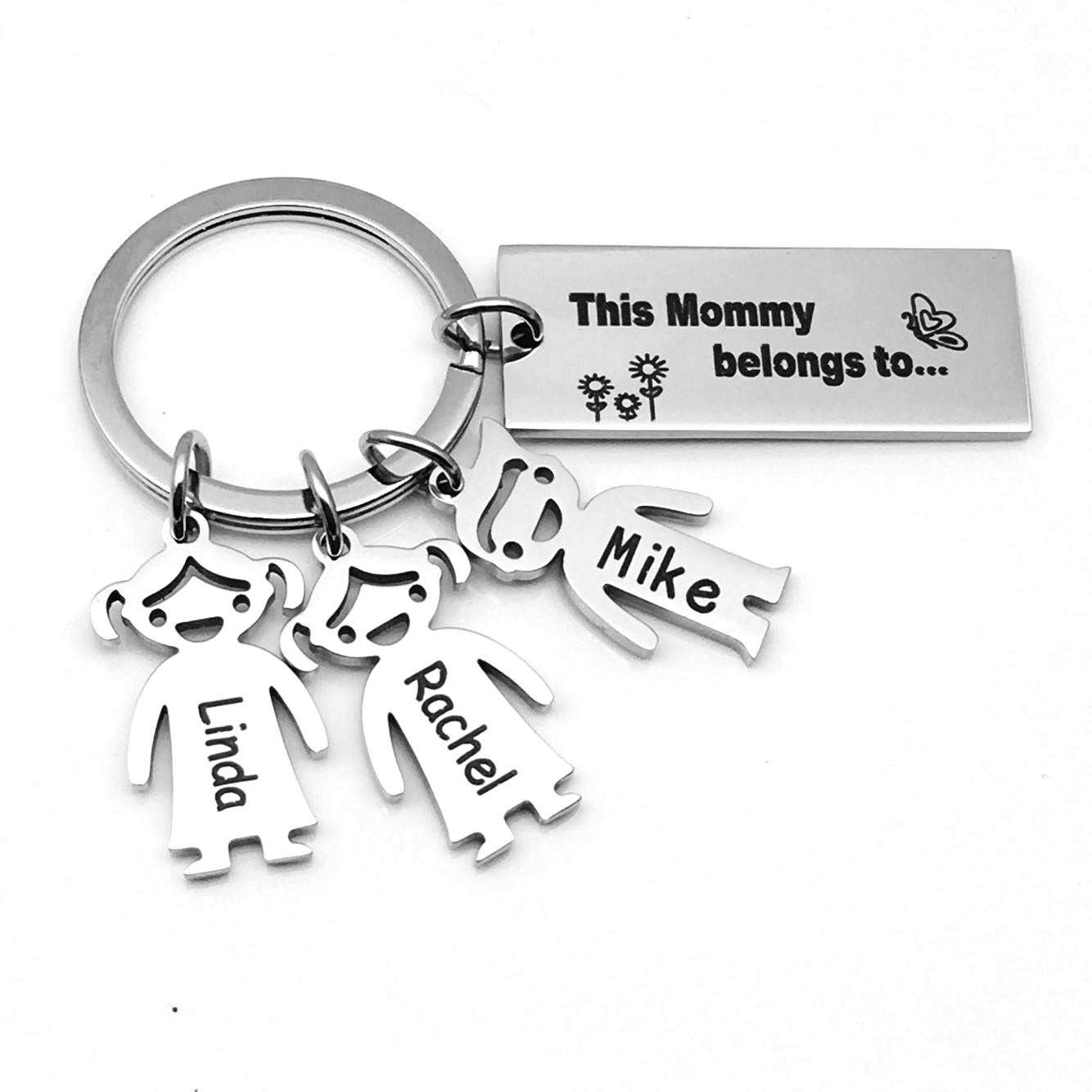 Stainless Steel Boy And Girl Keychain - myETYN