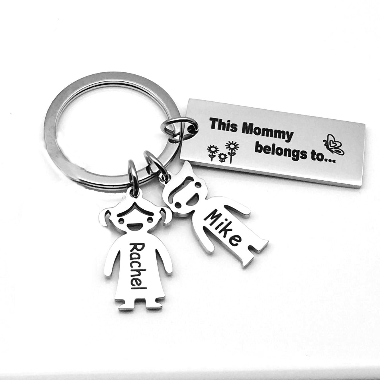 Stainless Steel Boy And Girl Keychain - myETYN