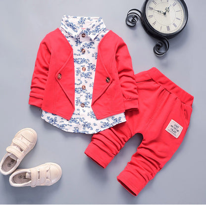 Fashionable Children'S Long Sleeve Suit