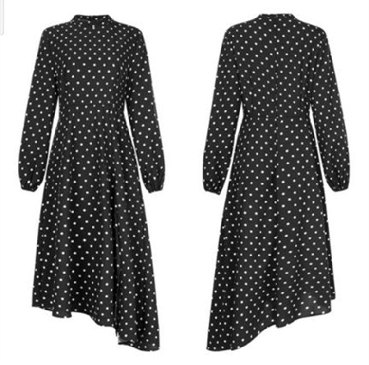 Polka dot fashion dress