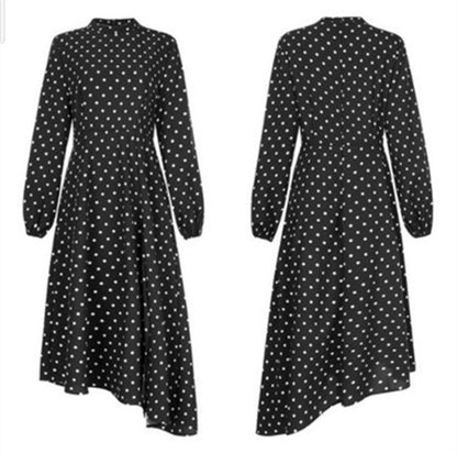 Polka dot fashion dress