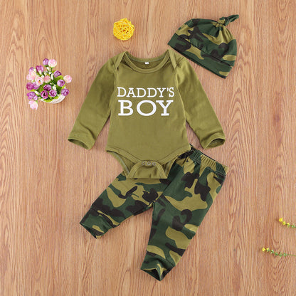 New Products Set Letter Camouflage Printed Children Set