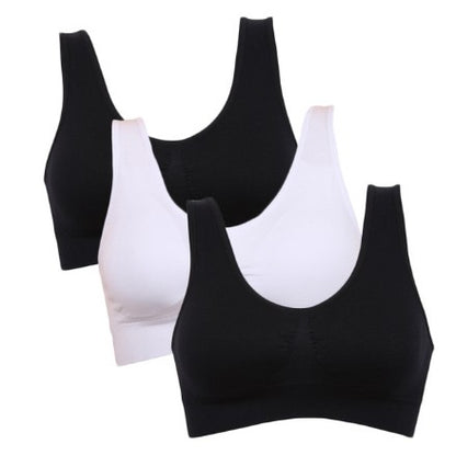 3-Piece Seamless Push-Up Bra Set