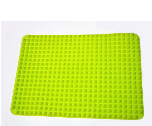 Non-Stick Silicone Pyramid Cooking Mat Baking Mat With Grid Versatile Oven BBQ Cooking Mat Heat-Resistant Mat Kitchen Tools Kitchen Gadgets