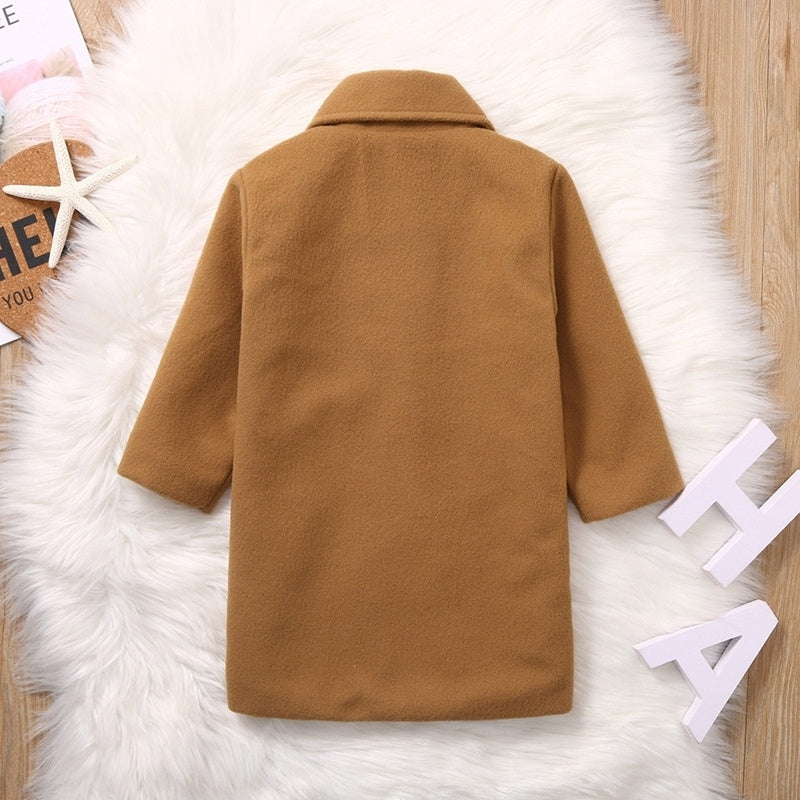 Children's woolen coat