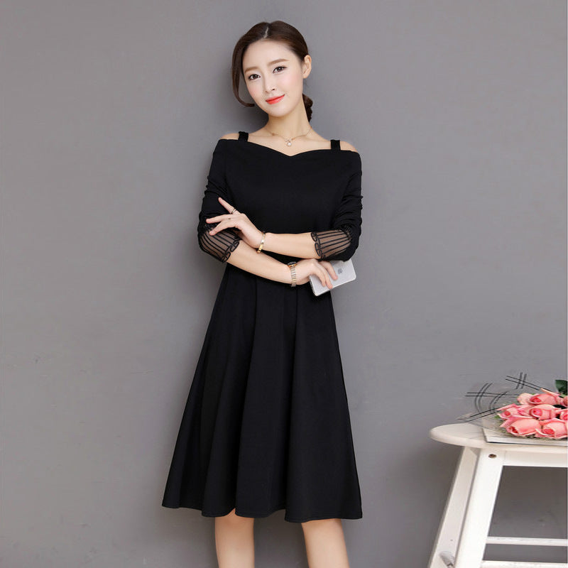 Mid-length long sleeve tutu skirt