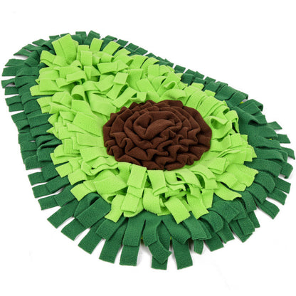 Dog Sniffing Mat Dog Puzzle Toy Pet Snack Feeding Mat Boring Interactive Game Training Blanket Snuffle Feeding Training Mat