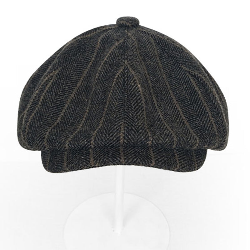 Warm All-Match Octagonal Cap Men's Big Head Cap - myETYN