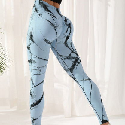 Tie-dye Leggings Spandex Yoga Pants Women's High Waist - myETYN