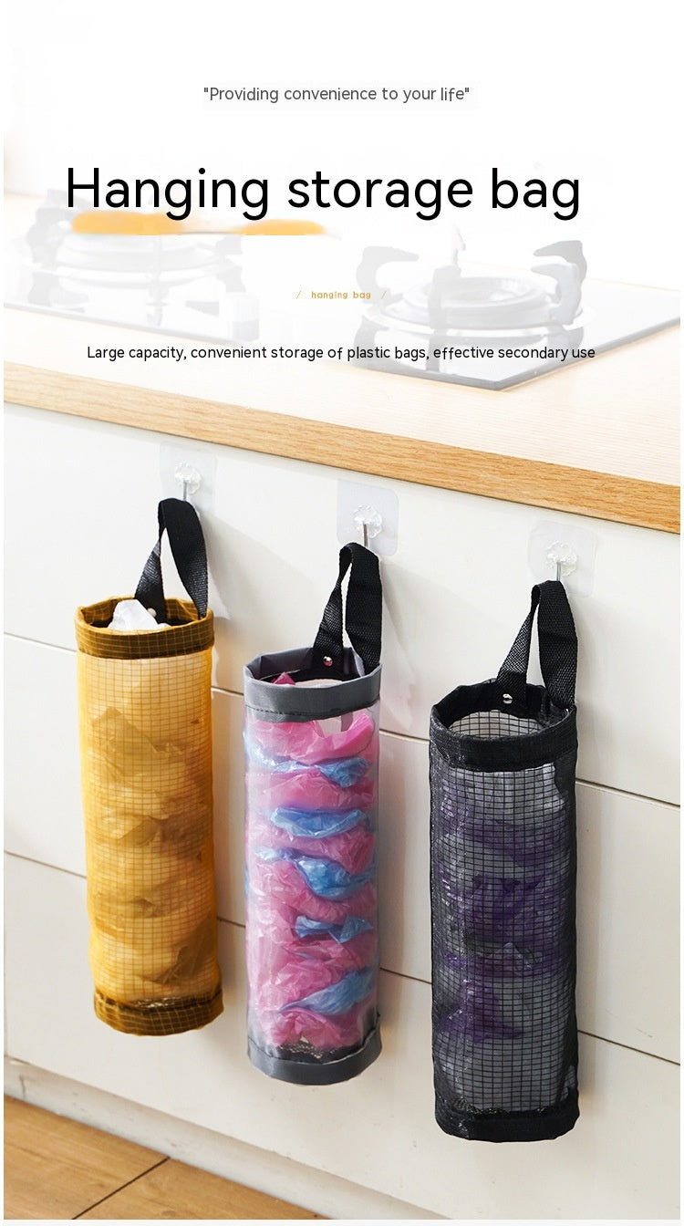 Hanging Plastic Bag Storage Bag Organize Fantastic Wall Hanging Removable - myETYN