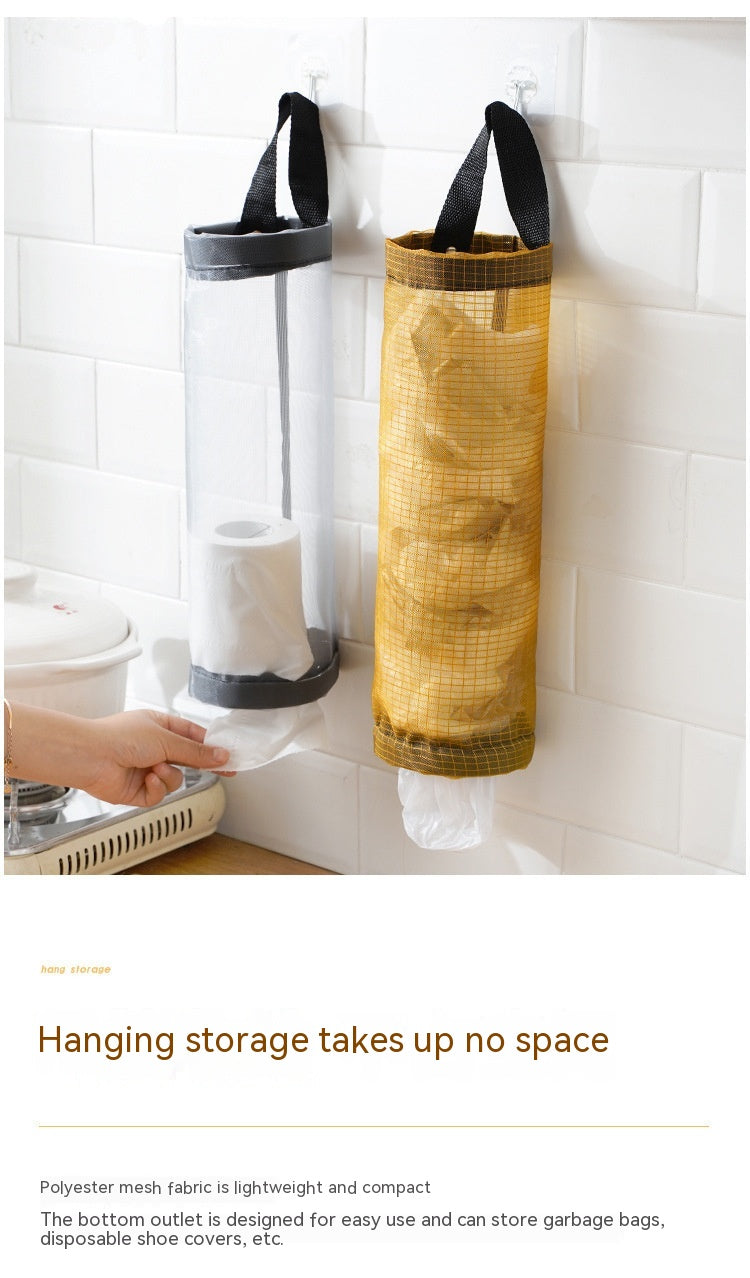 Hanging Plastic Bag Storage Bag Organize Fantastic Wall Hanging Removable - myETYN