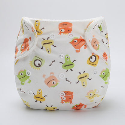 Baby cloth diaper pants cartoon diaper pants