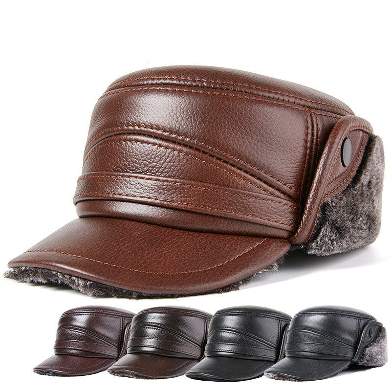 Men's Thick Warm Outdoor Ear Protection Cotton Cap - myETYN