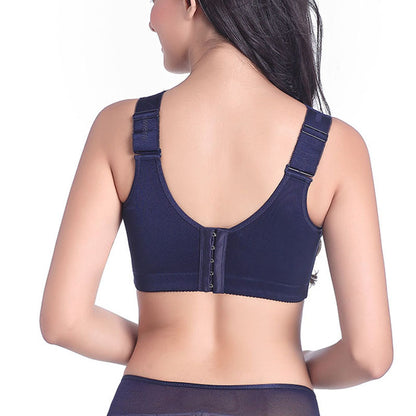 Oversized Bra – Centerless Underwire-Free Design with Wide Strap Adjuster and Thin Large-Cup Construction