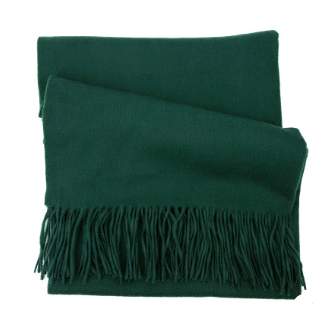 Men's cashmere scarf virgin woollen popular wild solid color warm thick scarf monochrome shawl - myETYN