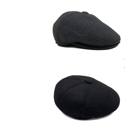 Woolen middle-aged cap - myETYN