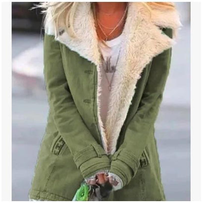 Women’s Winter Warm Coat – New Style Elegant Thick Outerwear
