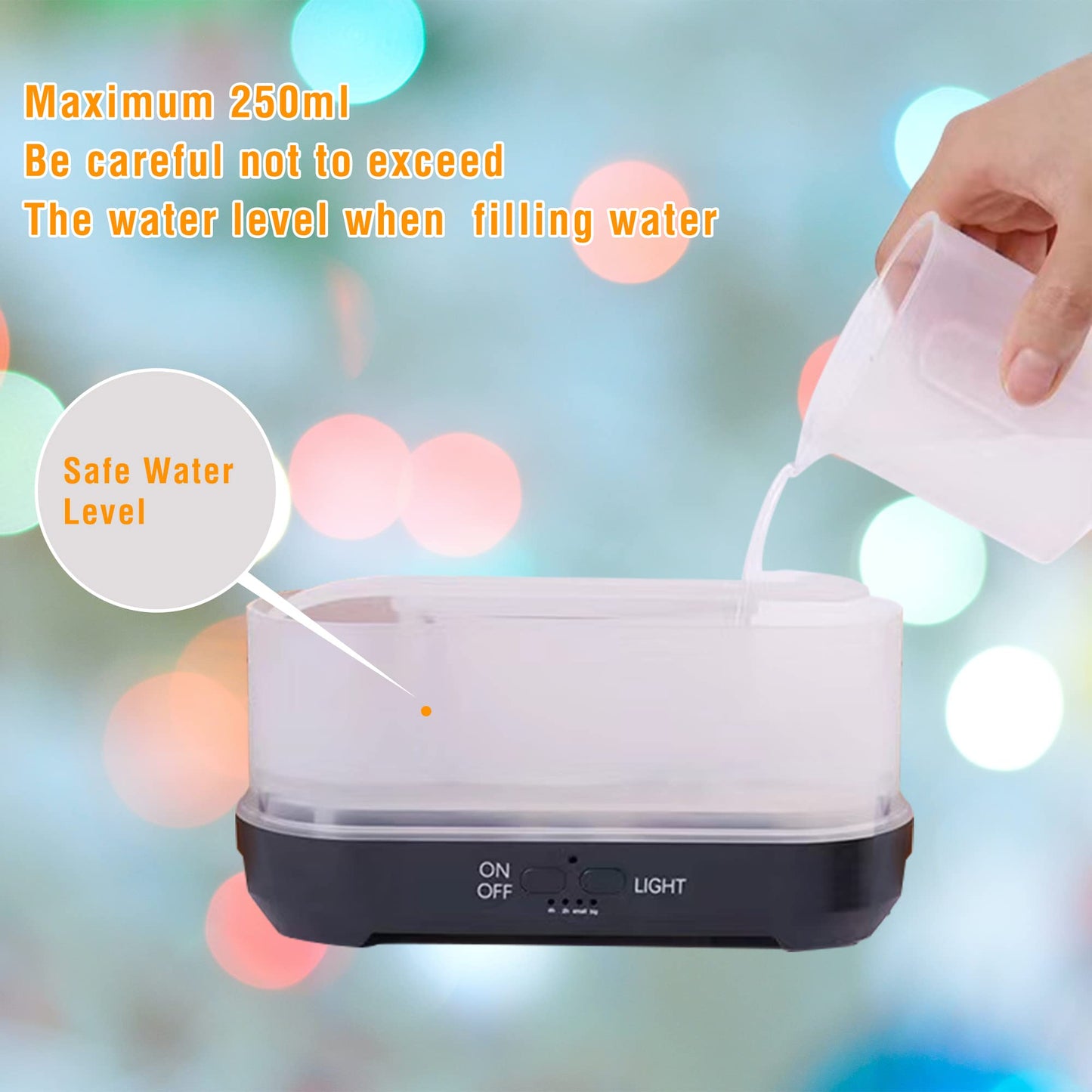 Christmas Snowflake Pattern Humidifier Household Colorful Aromatherapy Humidifier Atmosphere Colorful Diffuser - myETYN