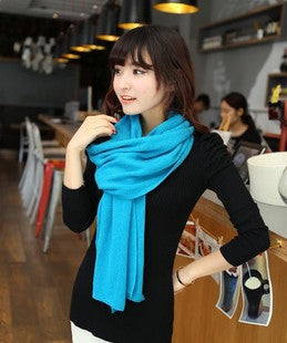 Warm Cashmere Like Monochrome Scarf Shawl - myETYN