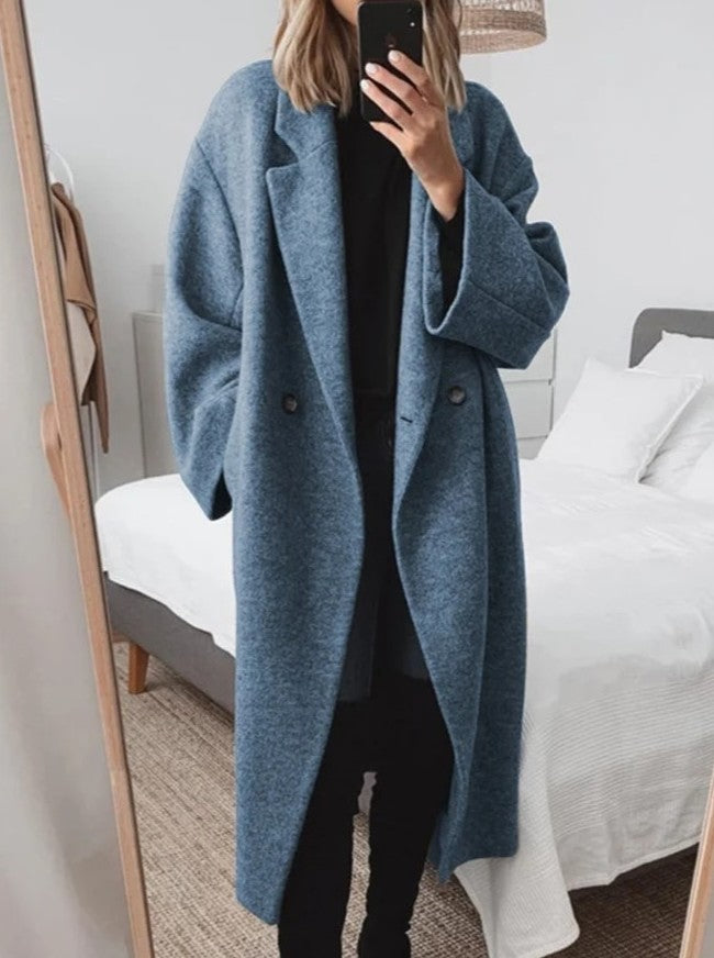 Women's Multi-color Multi-size Woolen Trench Coat Coat - myETYN