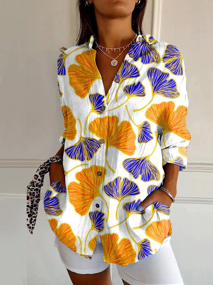 New Women's Summer Animal Pattern 3D Printed Shirt