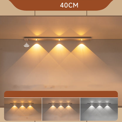 LED Wireless Self-adhesive Inductive Charging Shoe Cabinet Cabinet Light Strip - myETYN