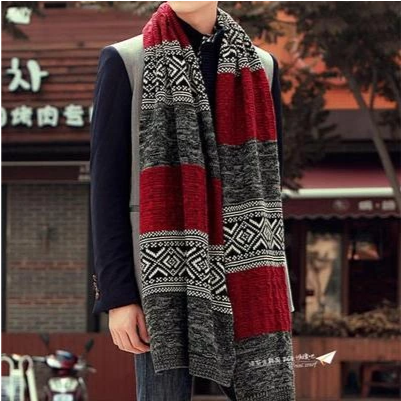 Knitted long scarf - myETYN