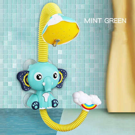 Bath Toys Baby Water Game Elephant Model Faucet Shower Electric Water Spray Toy For Kids Swimming Bathroom Baby Toys