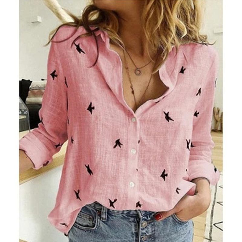 Pure color casual loose long sleeves